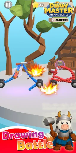 Download Draw & Smash Animal Cars 3D Terbaru – Main Gratis Sekarang description image 1