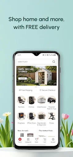 Download Aosom Online Shopping Terbaru – Furnitur Hemat & Praktis description image 1