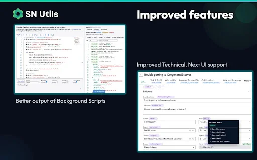 Download SN Utils Terbaru – Alat Produktivitas ServiceNow Gratis description image 2