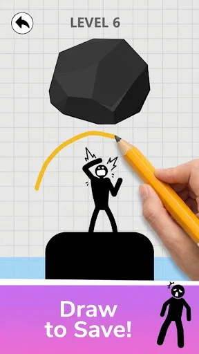 Download Save Stickman: Brain Draw Line Terbaru – Asah Otak Seru description image 1