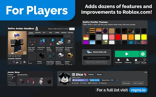 Download RoPro Terbaru – Optimalkan Pengalaman Bermain Roblox Anda description image 2
