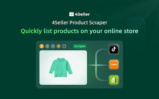 Download 4Seller E-Commerce Assistant Terbaru – Scraper Produk Gratis description image 1