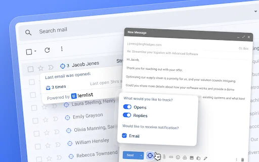 Download lemlist Chrome Extension – Automasi Email & CRM Terbaik description image 5