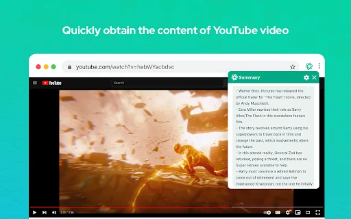Summary for Youtube: Ringkasan AI Cepat & Gratis – Unduh Sekarang description image 2