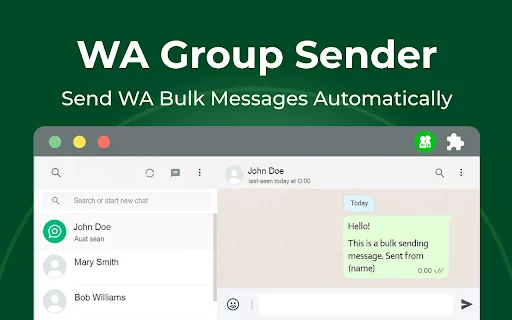 Download WAWebSender Terbaru – Kirim Pesan Grup WhatsApp Massal description image 1