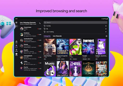 Download Twitch Live Streaming Terbaru – Tonton Game & Chat description image 14