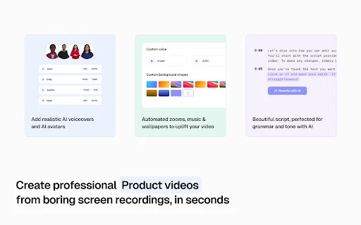Trupeer AI Screen Recorder: Rekam, Edit & Buat Video Profesional description image 1