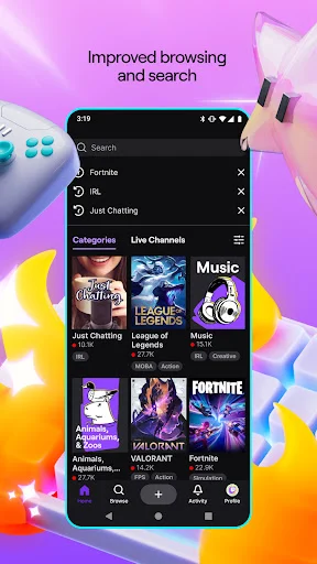 Download Twitch Live Streaming Terbaru – Tonton Game & Chat description image 3