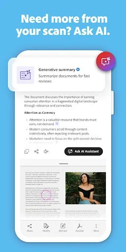 Download Adobe Scan AI PDF Scanner Terbaru – Ubah Gambar ke PDF description image 6