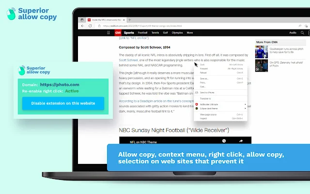 Unduh Superior Allow Copy Terbaru – Aktifkan Salin Teks Gratis description image 1