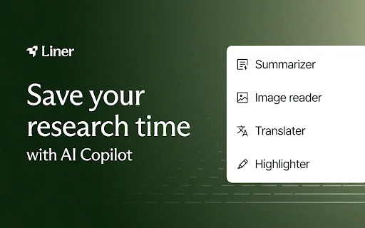 Liner: ChatGPT AI Copilot – Ringkasan Web & YouTube Gratis description image 1