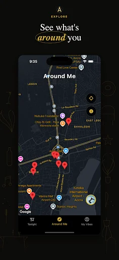Unduh Accraaa Terbaru – Peta Kehidupan Malam & Kuliner Ghana Gratis description image 2