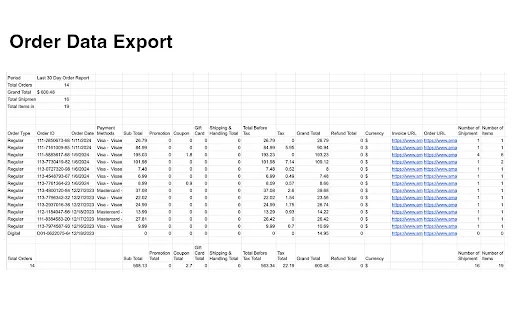 OrderPro: Ekspor Riwayat Belanja Amazon & Toko Online ke Excel description image 3