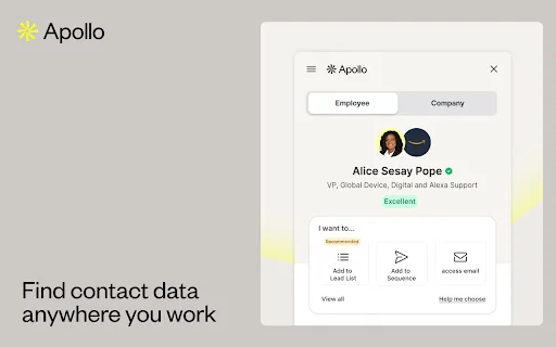 Apollo.io: Cari Email & Nomor Telepon B2B Gratis – Unduh Sekarang description image 1