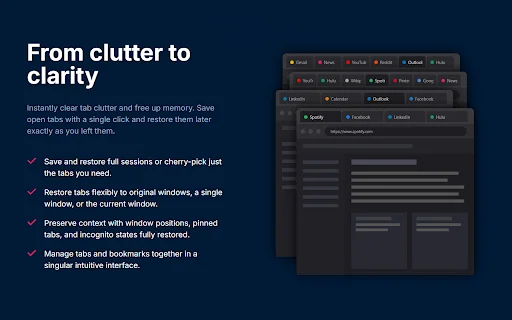 Download Session Buddy Terbaru – Kelola Tab & Bookmark Mudah description image 2