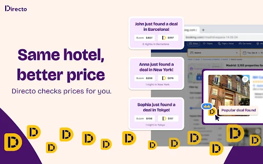 Download Directo Chrome Extension – Cari Hotel Murah Terbaik description image 1
