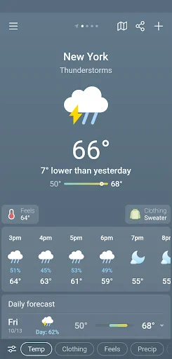 Download Weather & Clima Terbaru – Aplikasi Cuaca Akurat Gratis description image 2