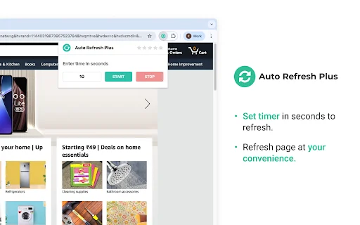 Auto Refresh Plus: Segarkan Halaman Otomatis di Chrome description image 2