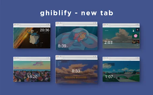 Download Ghiblify Terbaru – Tab Baru Estetik & Produktif description image 1