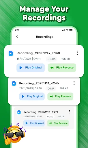 Download Reverse Play : Sing Challenge Terbaru – Rekam & Balik Suara description image 5