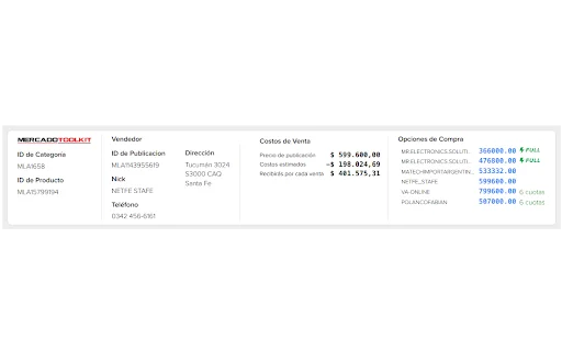 Download MercadoToolkit AI Gratis – Alat Penjual MercadoLibre description image 5