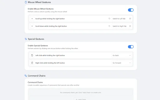 FlowMouse: Ekstensi Mouse Gesture Chrome Terbaik & Privasi description image 3