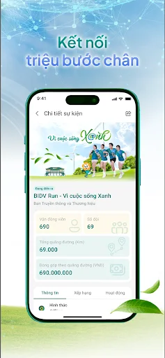 Download BIDV Run Plus Terbaru – Aplikasi Lari Beramal Gratis description image 5