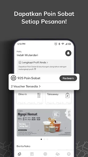 Download Aplikasi Kopi Nako Terbaru – Pesan Kopi Praktis description image 5