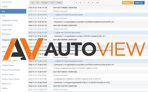 Autoview.com Trading Extension – Otomatisasi Trading Real-Time description image 2