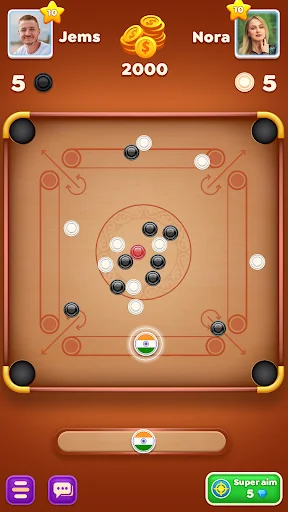 Download Carrom Cricket: Disc Pool Game – Main Carrom Seru Online description image 5