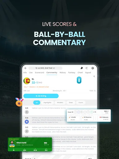 Download Cricket LineX Terbaru – Skor Live & Berita Kriket Cepat description image 10