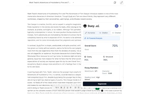 Duey.ai Humanizer: Auto Typer & Penulis AI untuk Google Docs description image 4