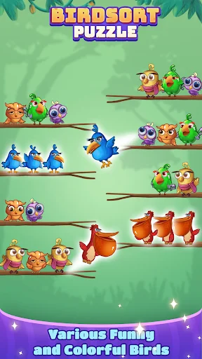 Download Bird Sort: Color Puzzle Master Terbaru – Game Asah Otak description image 3