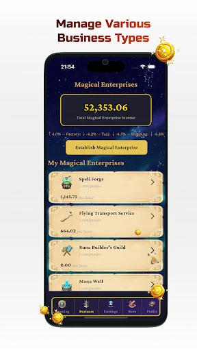 Download Magical Tycoon: Economy Idle Terbaru – Game Simulasi Gratis description image 2