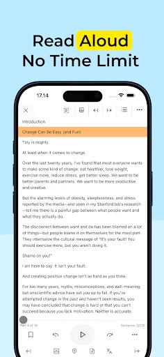 Download TTS Reader Pro Terbaru – Ubah Teks ke Suara Gratis description image 2