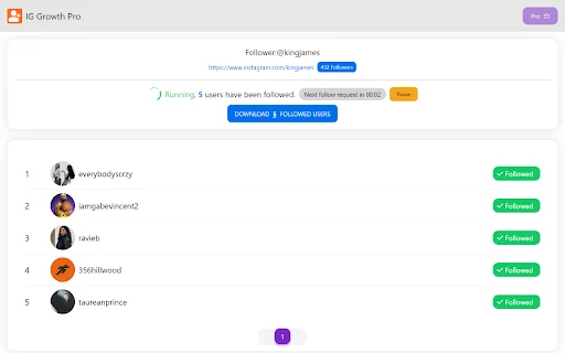 IG Growth Pro Terbaru – Tool Auto Follow Instagram Gratis description image 3