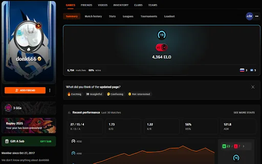 Download FACEIT FORECAST Terbaru – Statistik Faceit Gratis description image 3