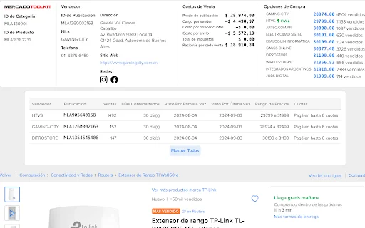 Download MercadoToolkit AI Gratis – Alat Penjual MercadoLibre description image 1
