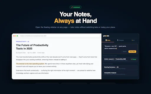 Download Pronoto Terbaru – AI Note Taker & Teleprompter Gratis description image 5
