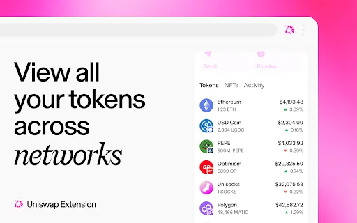 Download Uniswap Extension Terbaru – Wallet DeFi Praktis description image 3