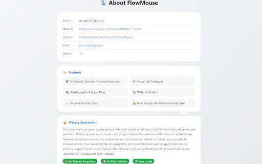 FlowMouse: Ekstensi Mouse Gesture Chrome Terbaik & Privasi description image 4