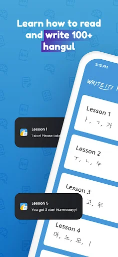 Download Write It! Korean Terbaru – Belajar Menulis Hangul Gratis description image 1