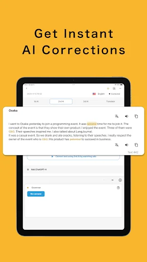 Download LangJournal Terbaru – Belajar Bahasa dengan Koreksi AI description image 10