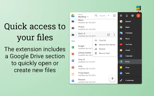 Download Black Menu for Google – Akses Cepat Semua Layanan Google description image 3