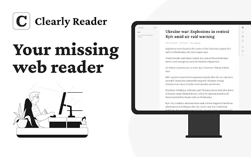 Download Clearly Reader Terbaru – AI Assistant & Mode Baca description image 1