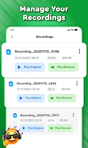Download Reverse Play : Sing Challenge Terbaru – Rekam & Balik Suara description image 12