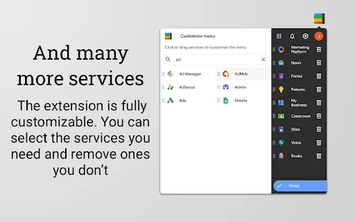 Download Black Menu for Google – Akses Cepat Semua Layanan Google description image 5