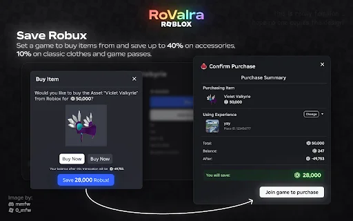 Download RoValra Terbaru – Ekstensi Roblox Gratis Terbaik description image 2
