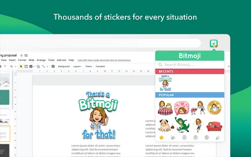 Download Bitmoji Terbaru – Ekstensi Chrome & Web Gratis description image 2