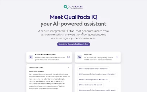 Download Qualifacts iQ Terbaru – AI Efisien untuk Kesehatan Mental description image 1